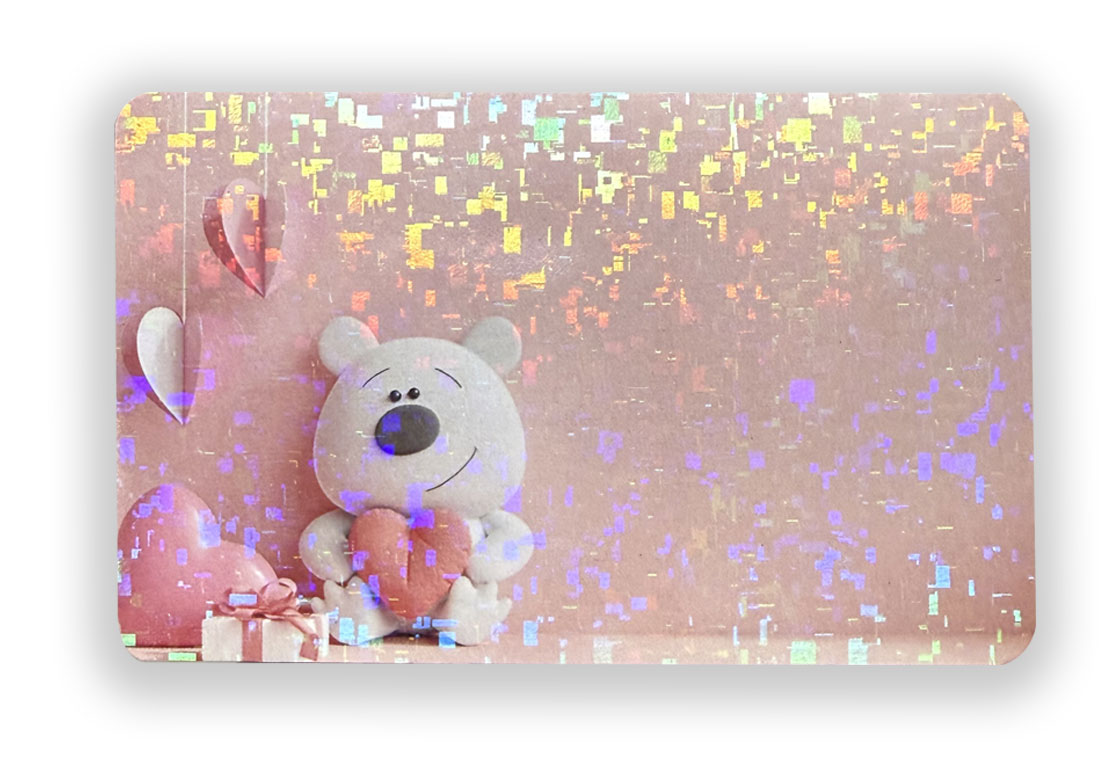 홀로그램코팅 도트 명함